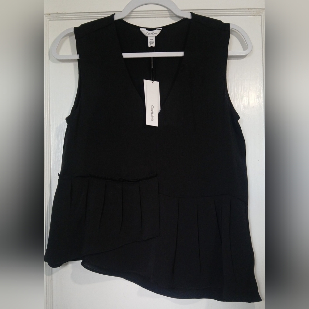 Calvin Klein Black Sleeveless Top NWT